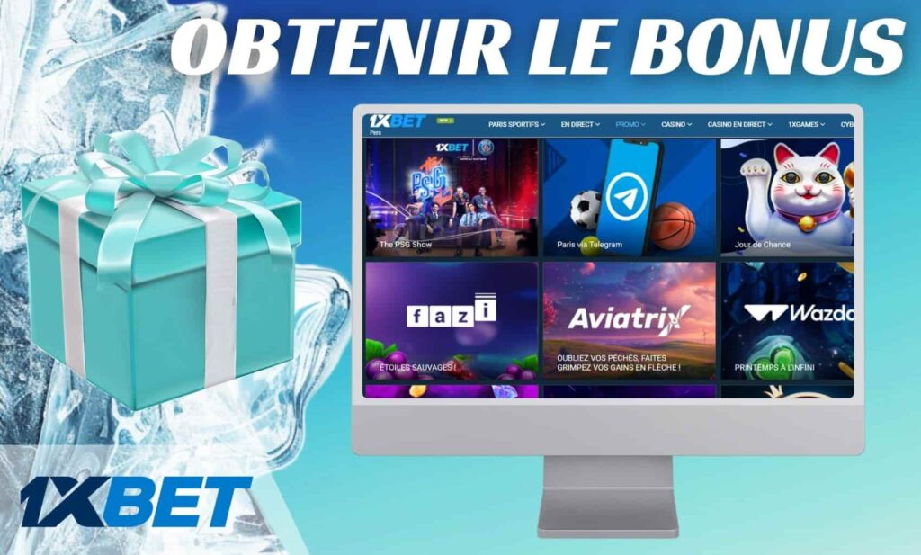 1xBet Mali guide Obtenir le bonus pour les paris