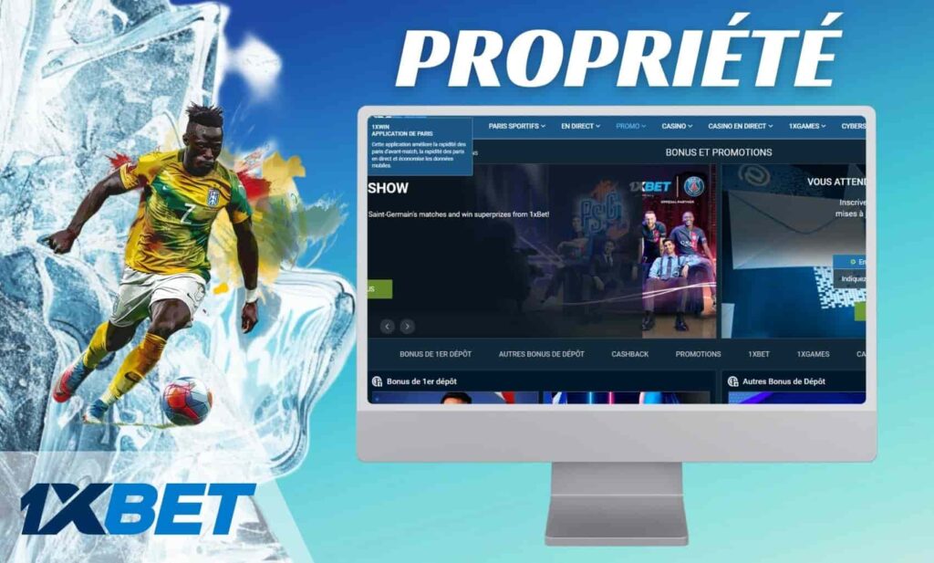 1xBet Mali site de paris Propriété revue